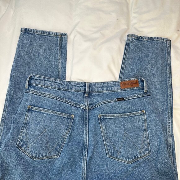 Wrangler Mom Fit Blue Jeans 14/32 - Picture 12 of 12